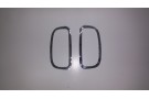 Хромированные накладки на задние ПТФ Kia Sorento 2 2012-2015 A